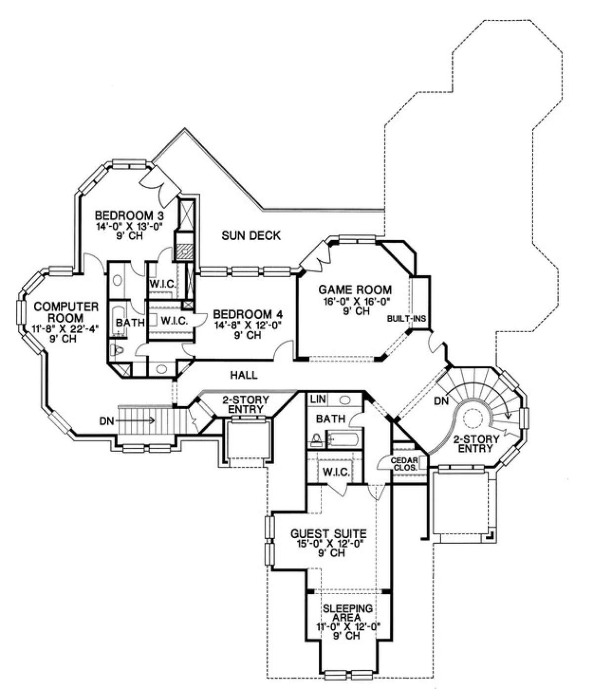 Floorplan 2 for House Plan #402-00944