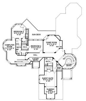 Floorplan 2 for House Plan #402-00944