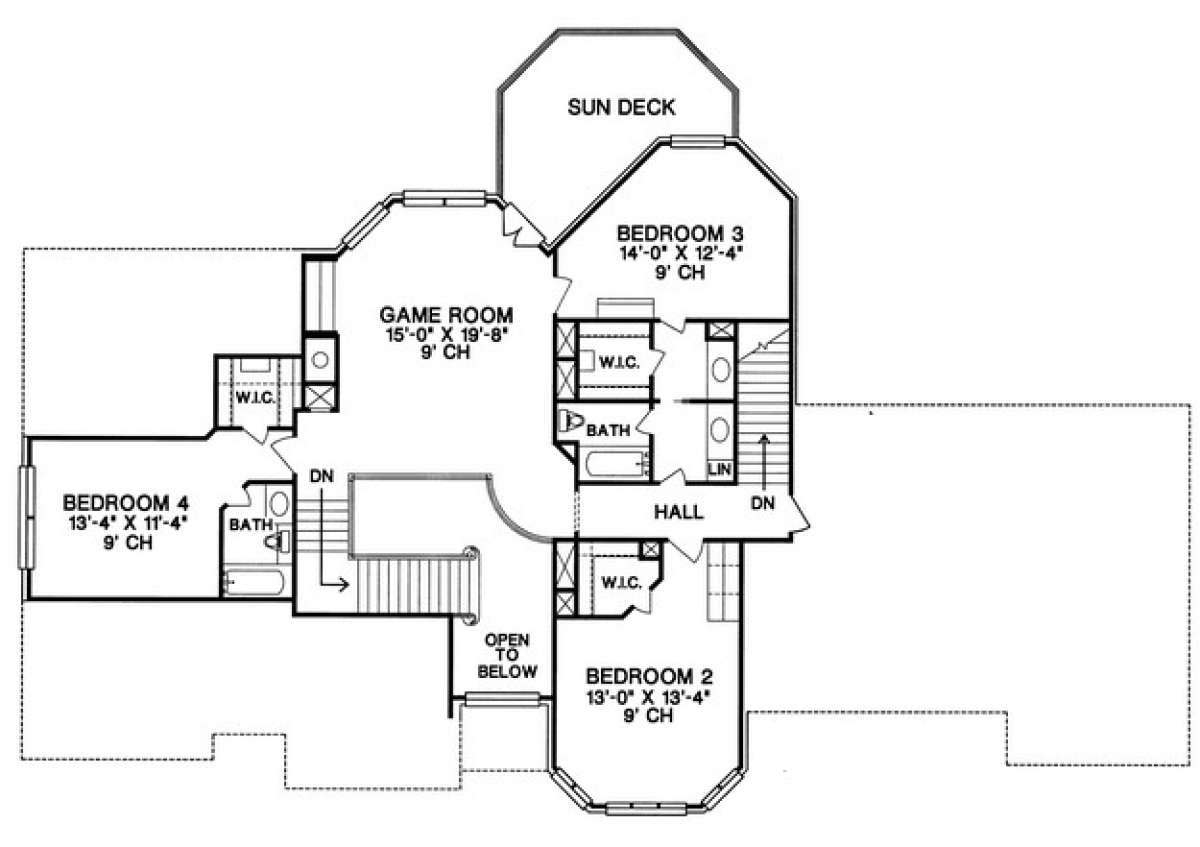 Floorplan 2 for House Plan #402-00955