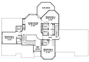 Floorplan 2 for House Plan #402-00955