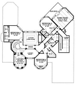 Floorplan 2 for House Plan #402-00966