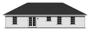 Ranch House Plan #348-00194 Elevation Photo
