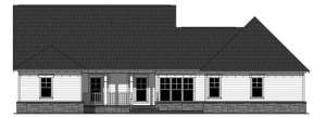 Country House Plan #348-00196 Elevation Photo