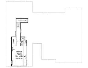 Bonus Room for House Plan #348-00196