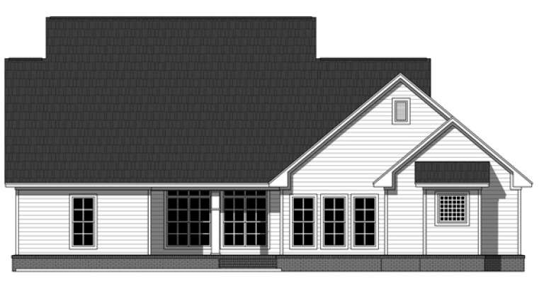 Farmhouse House Plan #348-00197 Elevation Photo