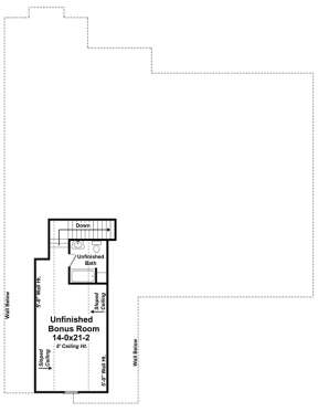 Bonus Room for House Plan #348-00197