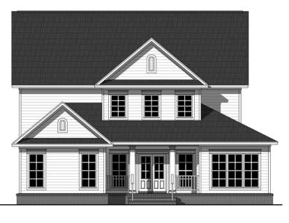 Traditional House Plan #348-00198 Elevation Photo