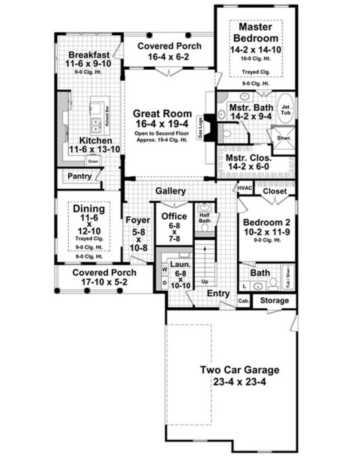 Main Floor for House Plan #348-00198