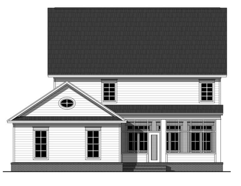 Country House Plan #348-00200 Elevation Photo