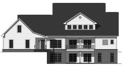 Country House Plan #348-00201 Elevation Photo
