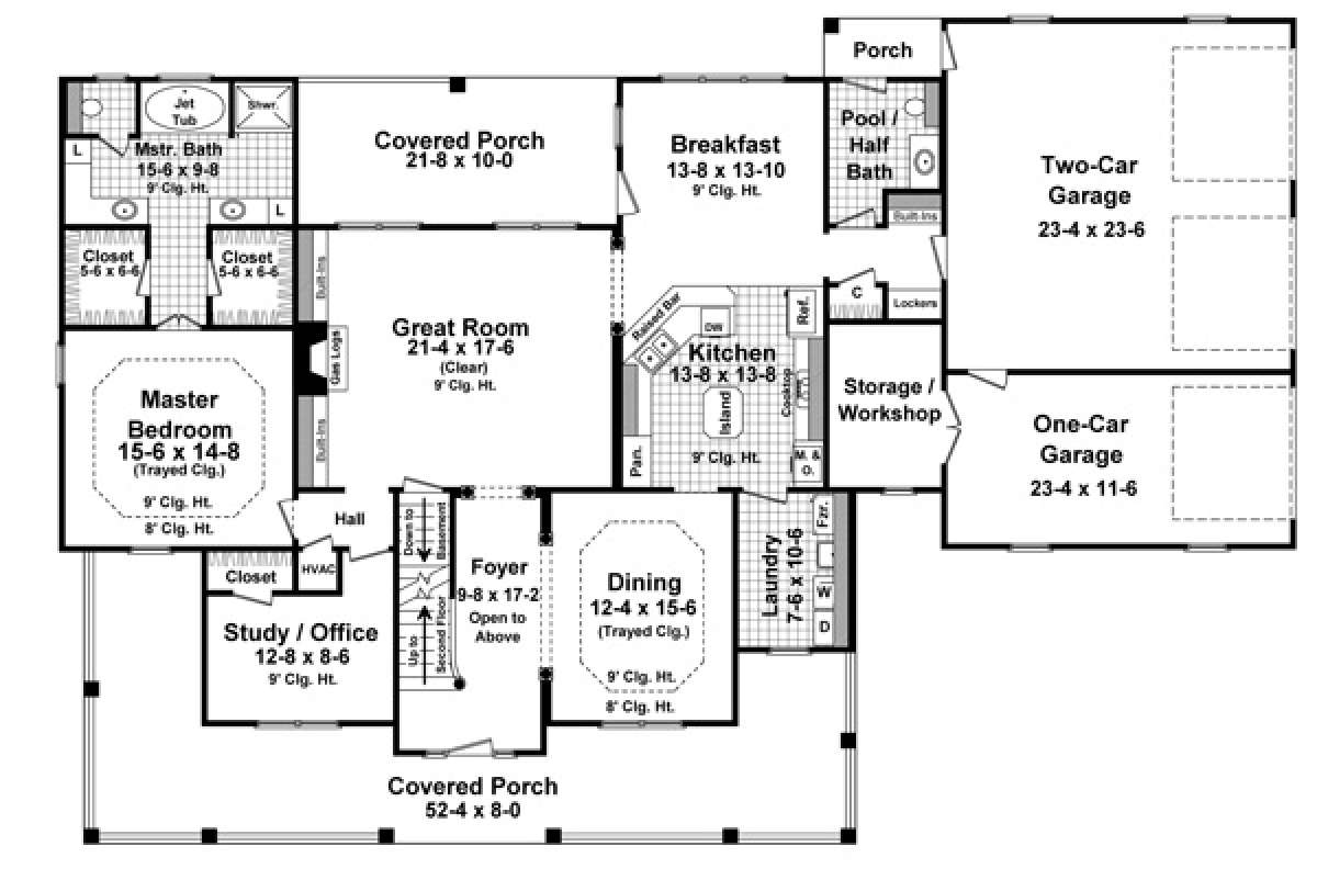 Main Floor for House Plan #348-00201