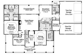 Main Floor for House Plan #348-00201