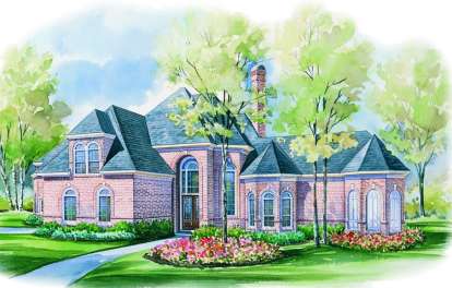4 Bed, 3 Bath, 4037 Square Foot House Plan - #402-00970