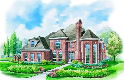 4 Bed, 3 Bath, 3750 Square Foot House Plan - #402-00973