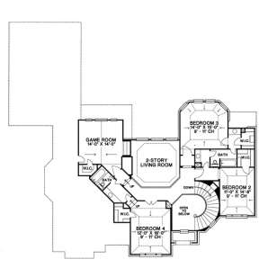Floorplan 2 for House Plan #402-00978