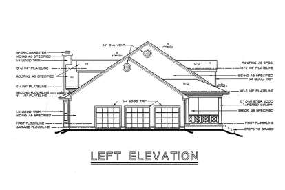 Cape Cod House Plan #402-00990 Elevation Photo