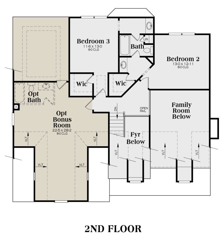 House Plan House Plan #51 Drawing 2