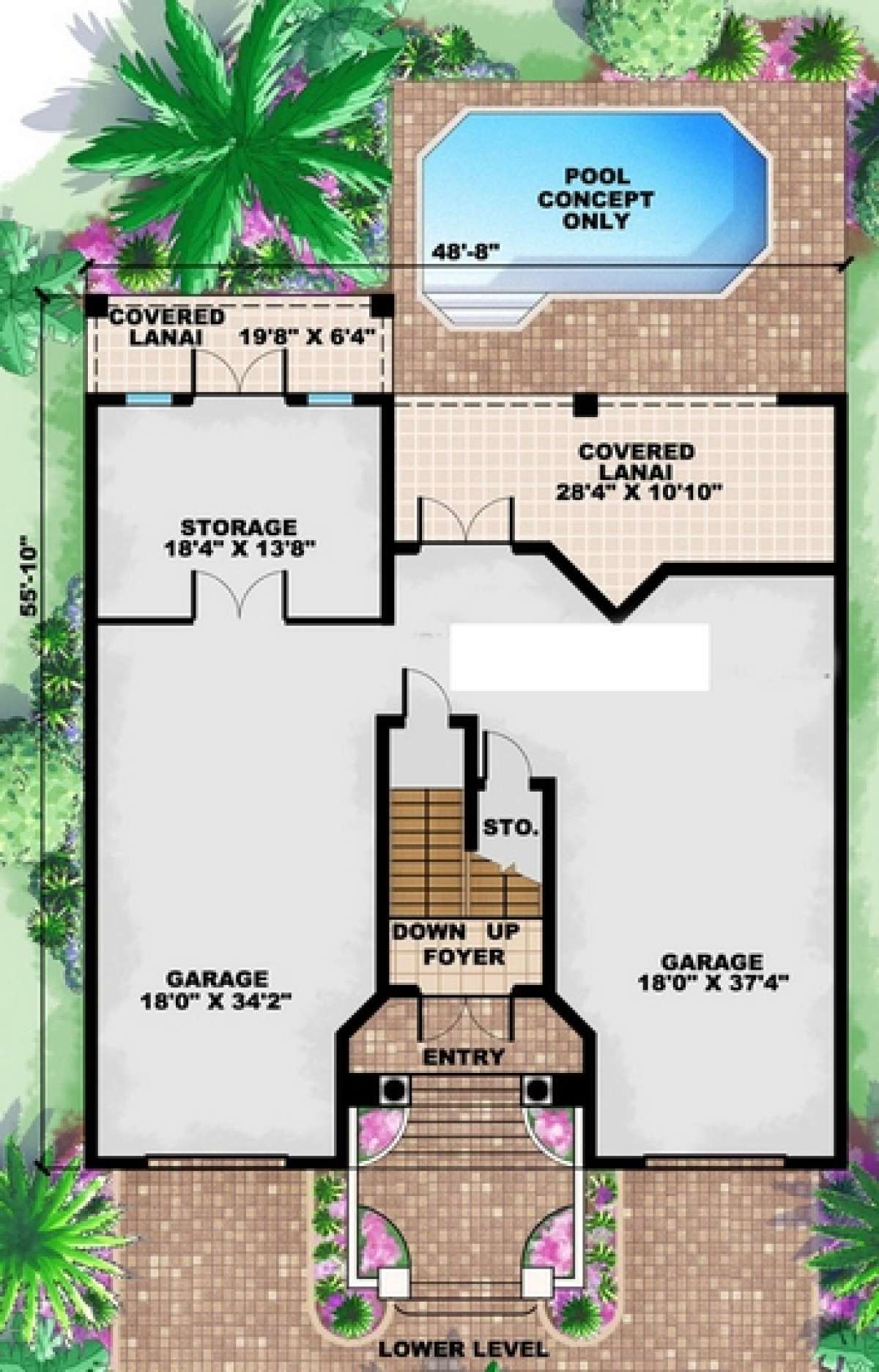 Floorplan 1 for House Plan #575-00080