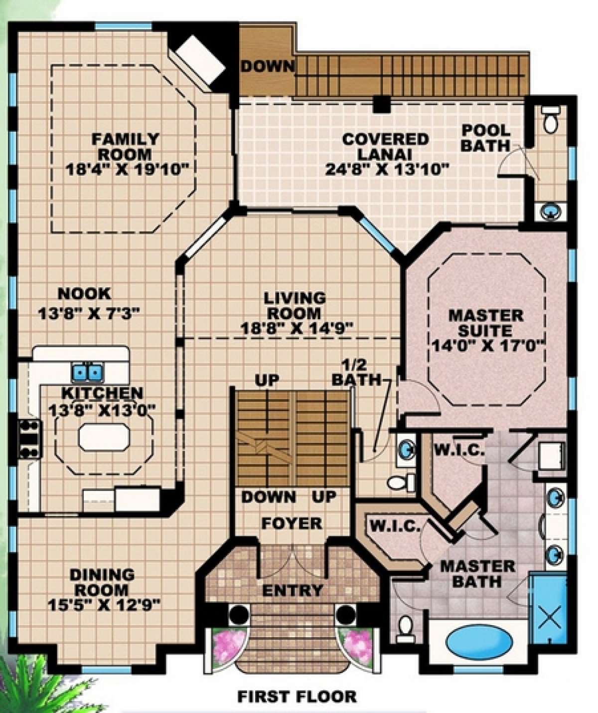 Floorplan 2 for House Plan #575-00080