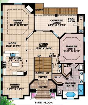 Floorplan 2 for House Plan #575-00080