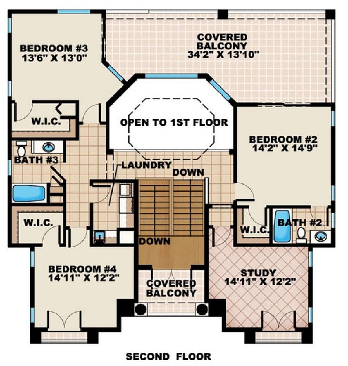 Floorplan 3 for House Plan #575-00080