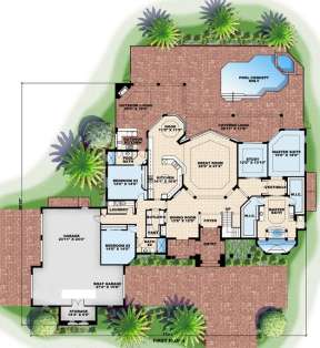 Floorplan 1 for House Plan #575-00090