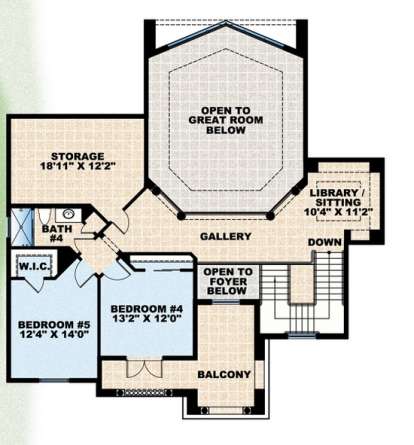 Floorplan 2 for House Plan #575-00090