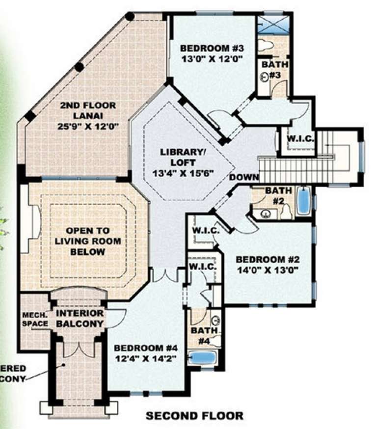 House Plan House Plan #5116 Drawing 2