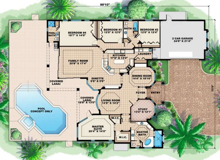 House Plan House Plan #5117 Drawing 1