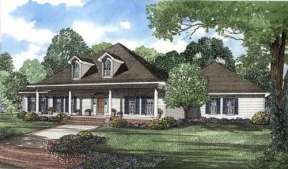 Country House Plan #110-00283 Elevation Photo