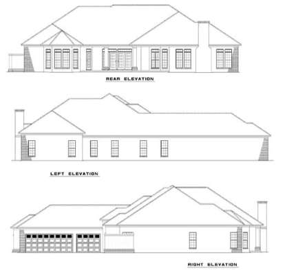 Contemporary House Plan #110-00284 Elevation Photo