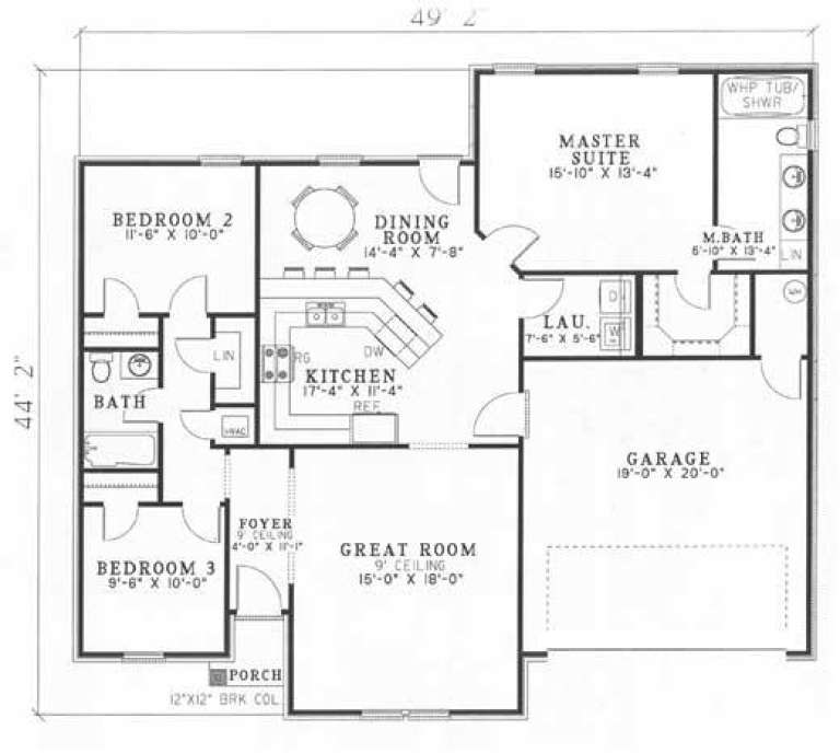 House Plan House Plan #5126 Drawing 1