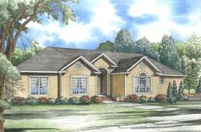 Ranch House Plan #110-00288 Elevation Photo