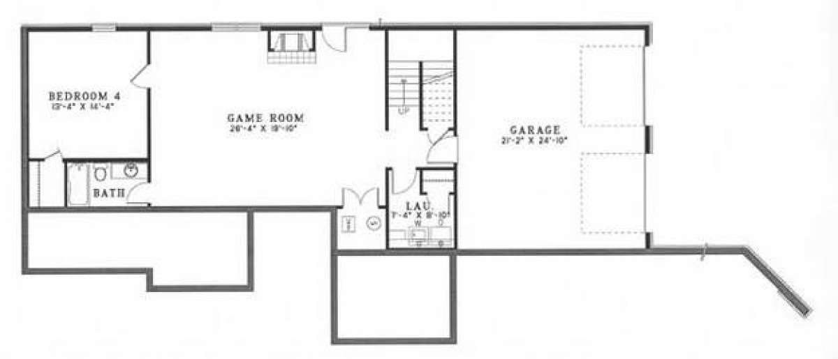 Floorplan 1 for House Plan #110-00288
