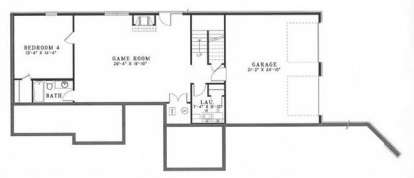 Basement for House Plan #110-00288