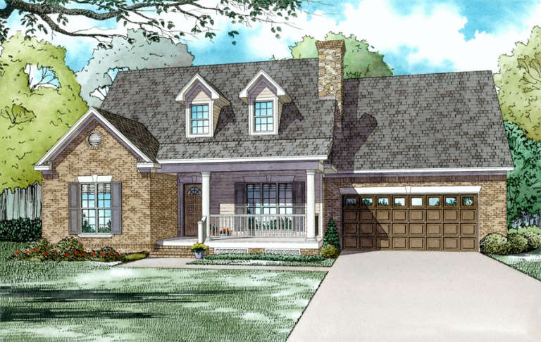 Traditional House Plan #110-00289 Elevation Photo