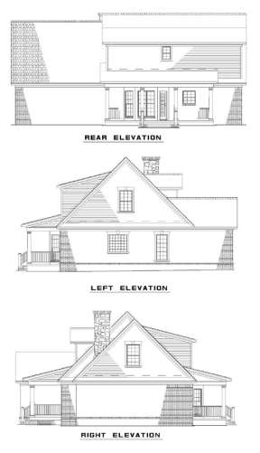 Traditional House Plan #110-00289 Elevation Photo