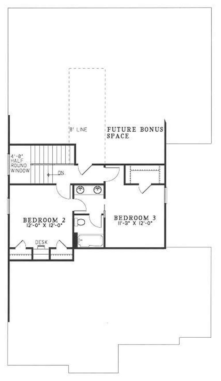 House Plan House Plan #5132 Drawing 2