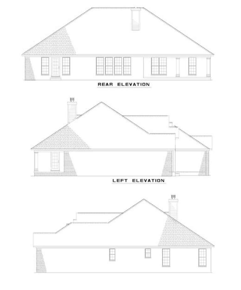 European House Plan #110-00292 Elevation Photo