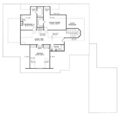 Floorplan 2 for House Plan #110-00295