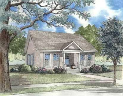 Ranch House Plan #110-00297 Elevation Photo