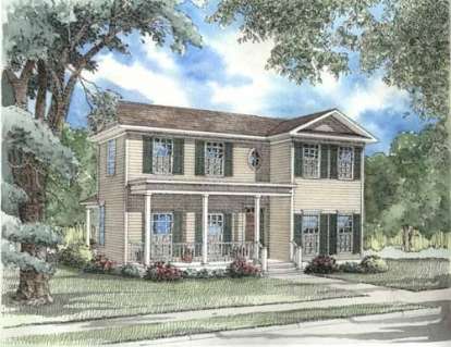 Southern House Plan #110-00298 Elevation Photo