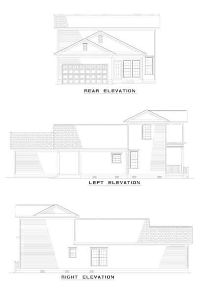 Southern House Plan #110-00298 Elevation Photo