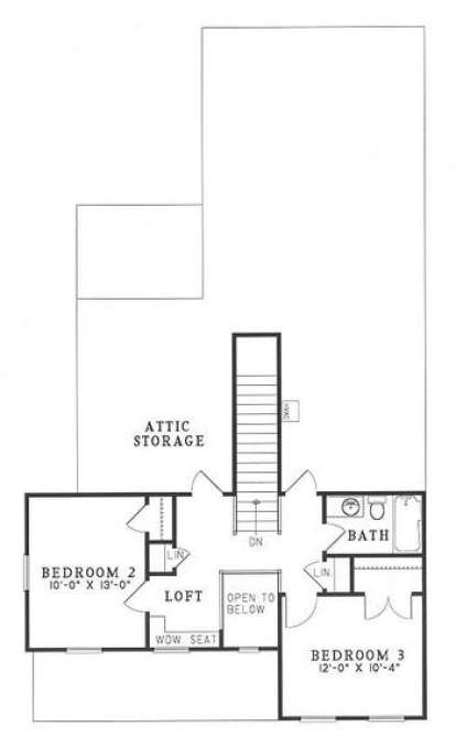 Floorplan 2 for House Plan #110-00298