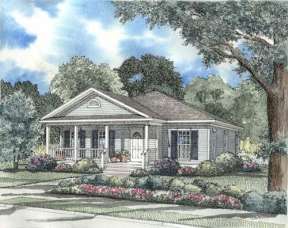 Southern House Plan #110-00299 Elevation Photo