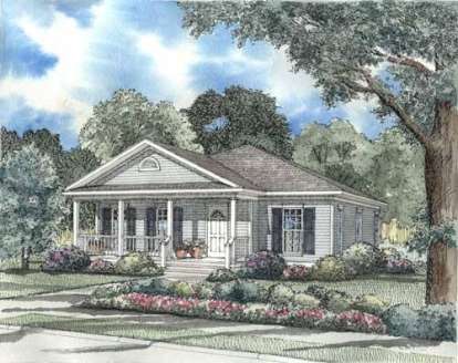 3 Bed, 2 Bath, 1342 Square Foot House Plan - #110-00299