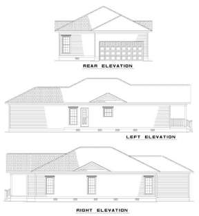 Southern House Plan #110-00299 Elevation Photo