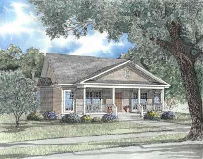 Country House Plan #110-00300 Elevation Photo