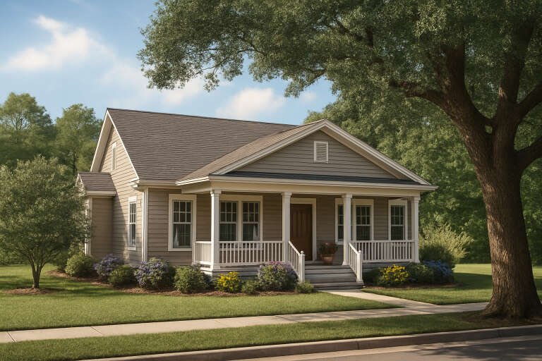 House Plan House Plan #5141 Angled Front Elevation