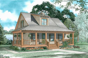 Country House Plan #110-00307 Elevation Photo